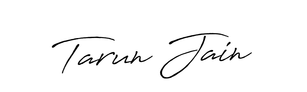 Also You can easily find your signature by using the search form. We will create Tarun Jain name handwritten signature images for you free of cost using Antro_Vectra_Bolder sign style. Tarun Jain signature style 7 images and pictures png