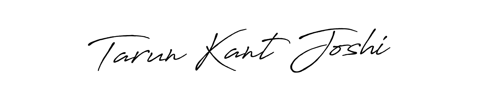 Use a signature maker to create a handwritten signature online. With this signature software, you can design (Antro_Vectra_Bolder) your own signature for name Tarun Kant Joshi. Tarun Kant Joshi signature style 7 images and pictures png