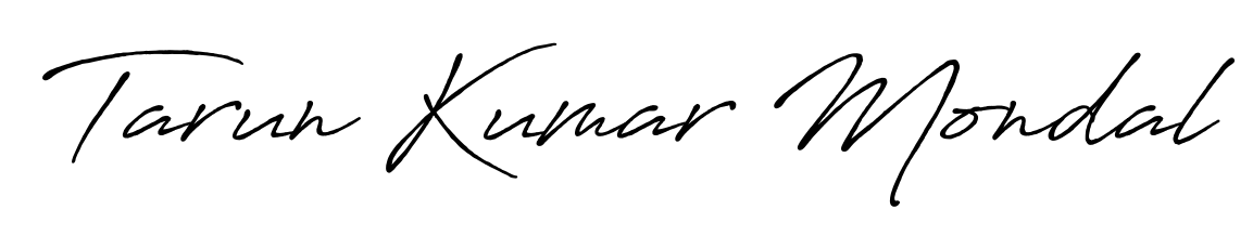 Practice writing Tarun Kumar Mondal with the flow of Antro_Vectra_Bolder lettering. A fantastic source of inspiration for developing your personal signature style. Tarun Kumar Mondal signature style 7 images and pictures png