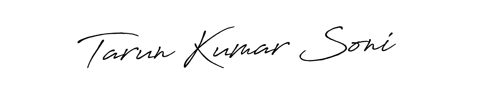 This is the best signature style for the Tarun Kumar Soni name. Also you like these signature font (Antro_Vectra_Bolder). Mix name signature. Tarun Kumar Soni signature style 7 images and pictures png