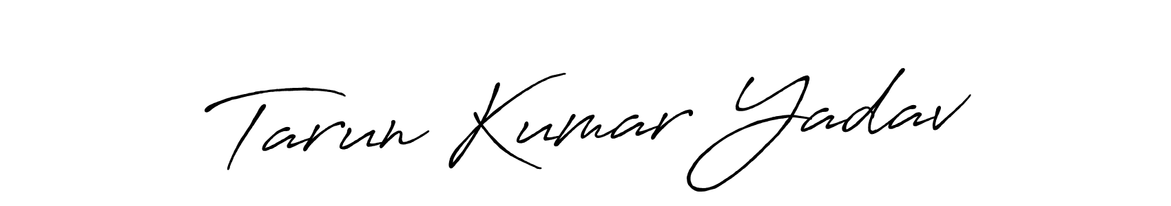 Tarun Kumar Yadav stylish signature style. Best Handwritten Sign (Antro_Vectra_Bolder) for my name. Handwritten Signature Collection Ideas for my name Tarun Kumar Yadav. Tarun Kumar Yadav signature style 7 images and pictures png