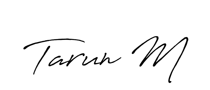 Once you've used our free online signature maker to create your best signature Antro_Vectra_Bolder style, it's time to enjoy all of the benefits that Tarun M name signing documents. Tarun M signature style 7 images and pictures png