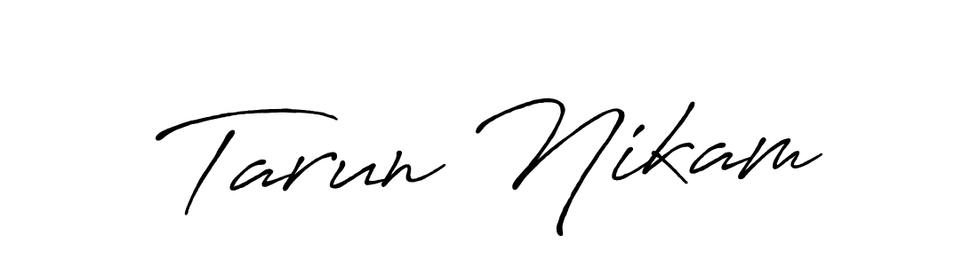 Here are the top 10 professional signature styles for the name Tarun Nikam. These are the best autograph styles you can use for your name. Tarun Nikam signature style 7 images and pictures png