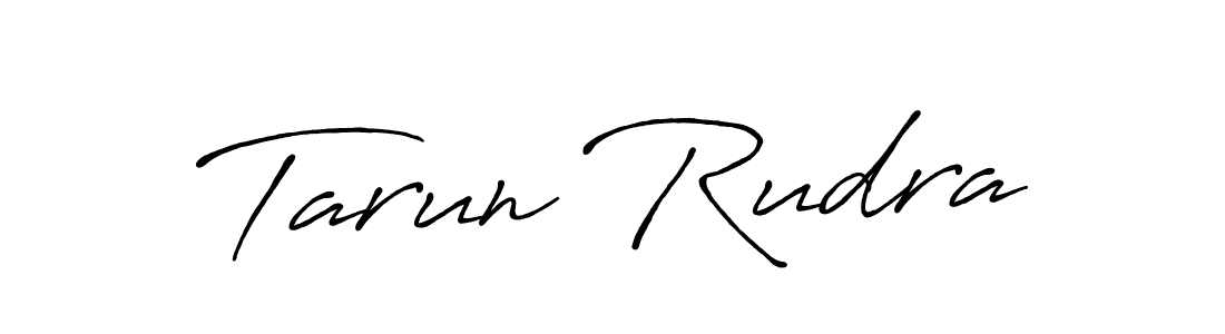 Design your own signature with our free online signature maker. With this signature software, you can create a handwritten (Antro_Vectra_Bolder) signature for name Tarun Rudra. Tarun Rudra signature style 7 images and pictures png