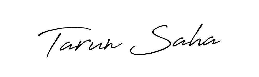 The best way (Antro_Vectra_Bolder) to make a short signature is to pick only two or three words in your name. The name Tarun Saha include a total of six letters. For converting this name. Tarun Saha signature style 7 images and pictures png