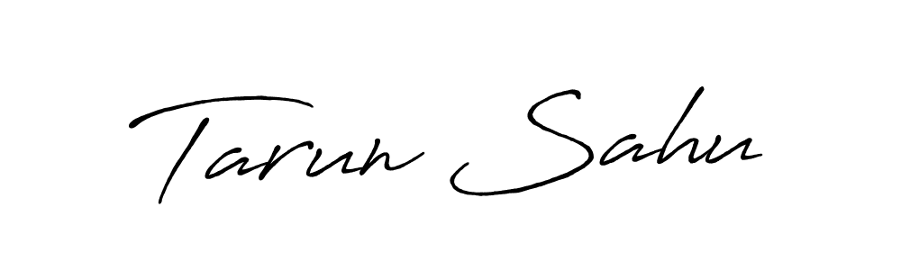 How to make Tarun Sahu signature? Antro_Vectra_Bolder is a professional autograph style. Create handwritten signature for Tarun Sahu name. Tarun Sahu signature style 7 images and pictures png