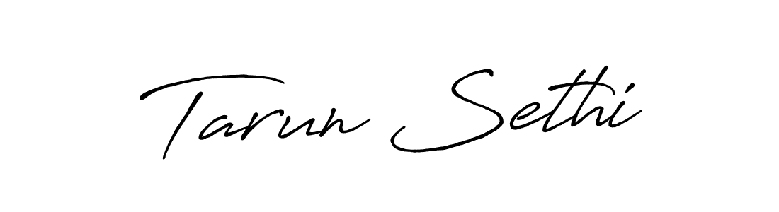 How to make Tarun Sethi signature? Antro_Vectra_Bolder is a professional autograph style. Create handwritten signature for Tarun Sethi name. Tarun Sethi signature style 7 images and pictures png