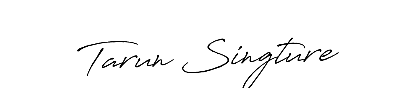 Once you've used our free online signature maker to create your best signature Antro_Vectra_Bolder style, it's time to enjoy all of the benefits that Tarun Singture name signing documents. Tarun Singture signature style 7 images and pictures png