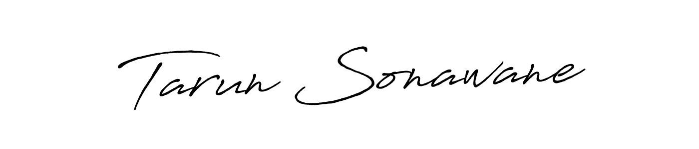Create a beautiful signature design for name Tarun Sonawane. With this signature (Antro_Vectra_Bolder) fonts, you can make a handwritten signature for free. Tarun Sonawane signature style 7 images and pictures png