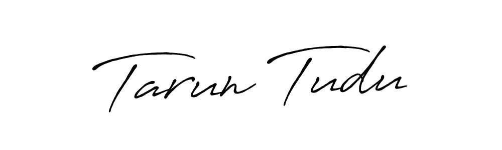 Tarun Tudu stylish signature style. Best Handwritten Sign (Antro_Vectra_Bolder) for my name. Handwritten Signature Collection Ideas for my name Tarun Tudu. Tarun Tudu signature style 7 images and pictures png
