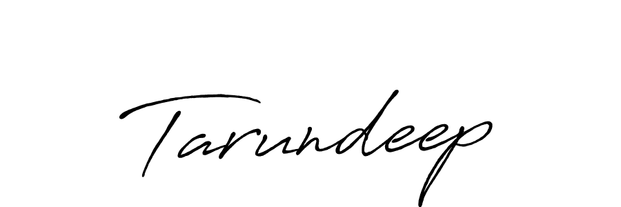 How to make Tarundeep signature? Antro_Vectra_Bolder is a professional autograph style. Create handwritten signature for Tarundeep name. Tarundeep signature style 7 images and pictures png