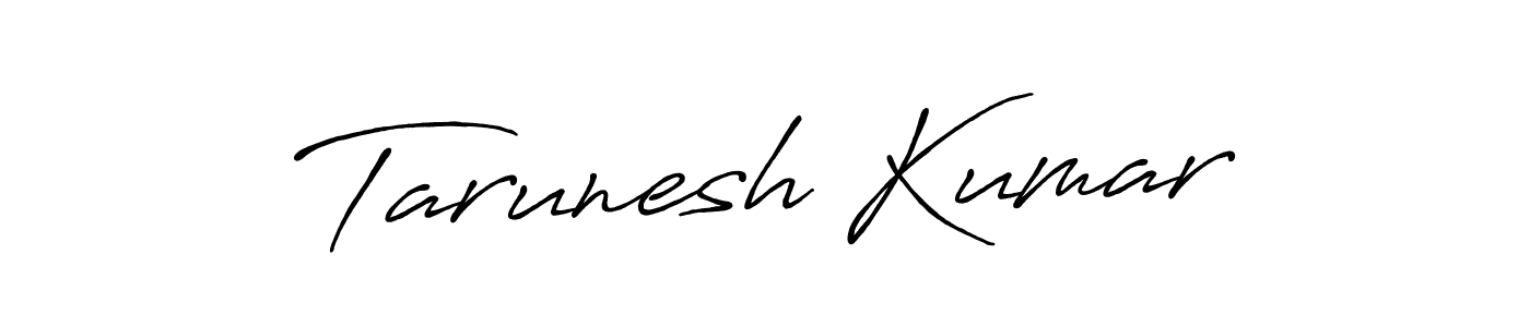 Also we have Tarunesh Kumar name is the best signature style. Create professional handwritten signature collection using Antro_Vectra_Bolder autograph style. Tarunesh Kumar signature style 7 images and pictures png