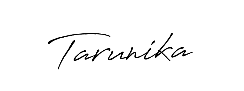 Once you've used our free online signature maker to create your best signature Antro_Vectra_Bolder style, it's time to enjoy all of the benefits that Tarunika name signing documents. Tarunika signature style 7 images and pictures png