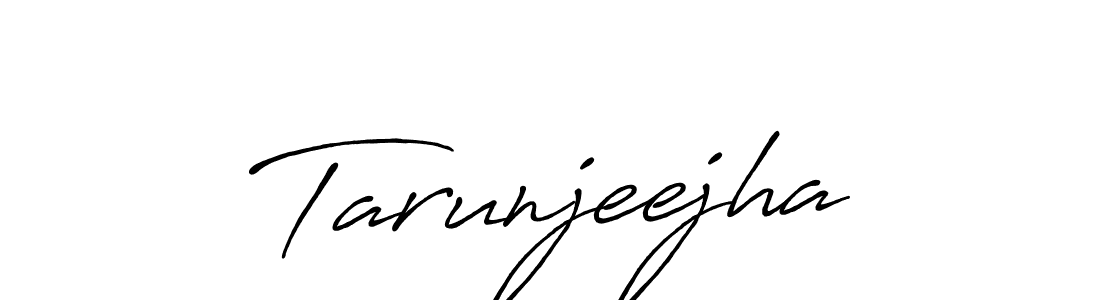 How to make Tarunjeejha signature? Antro_Vectra_Bolder is a professional autograph style. Create handwritten signature for Tarunjeejha name. Tarunjeejha signature style 7 images and pictures png