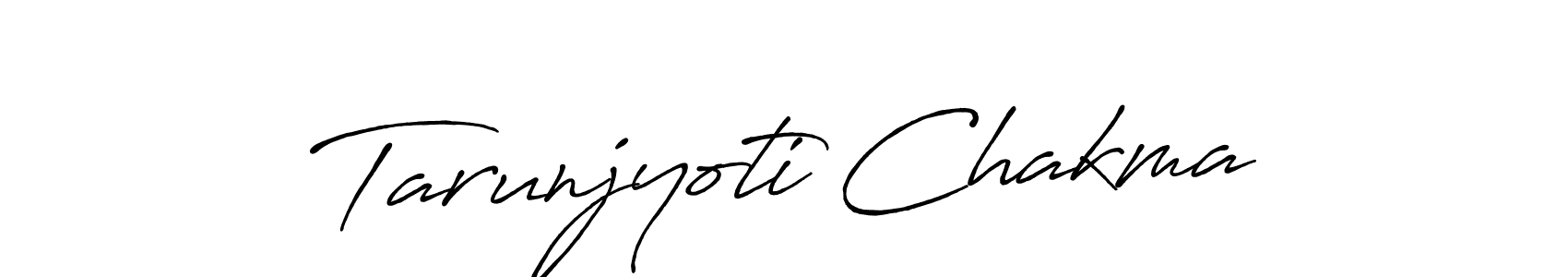 Create a beautiful signature design for name Tarunjyoti Chakma. With this signature (Antro_Vectra_Bolder) fonts, you can make a handwritten signature for free. Tarunjyoti Chakma signature style 7 images and pictures png
