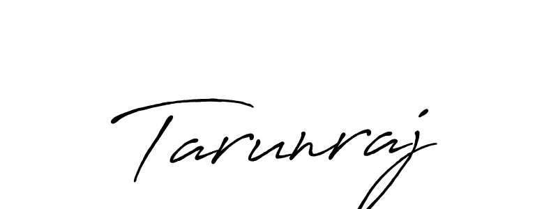 Tarunraj stylish signature style. Best Handwritten Sign (Antro_Vectra_Bolder) for my name. Handwritten Signature Collection Ideas for my name Tarunraj. Tarunraj signature style 7 images and pictures png