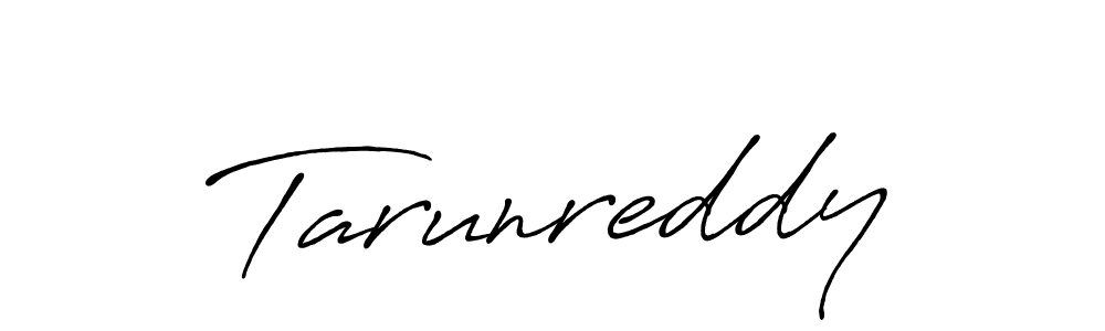 Create a beautiful signature design for name Tarunreddy. With this signature (Antro_Vectra_Bolder) fonts, you can make a handwritten signature for free. Tarunreddy signature style 7 images and pictures png