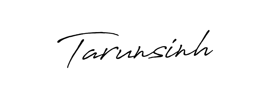 How to make Tarunsinh signature? Antro_Vectra_Bolder is a professional autograph style. Create handwritten signature for Tarunsinh name. Tarunsinh signature style 7 images and pictures png