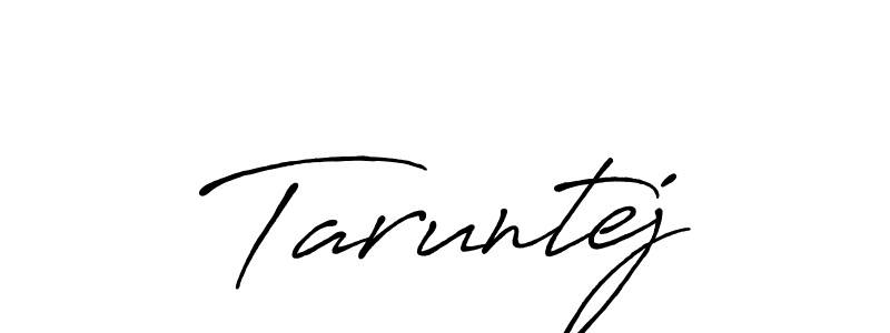 Once you've used our free online signature maker to create your best signature Antro_Vectra_Bolder style, it's time to enjoy all of the benefits that Taruntej name signing documents. Taruntej signature style 7 images and pictures png
