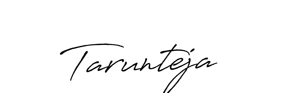 The best way (Antro_Vectra_Bolder) to make a short signature is to pick only two or three words in your name. The name Tarunteja include a total of six letters. For converting this name. Tarunteja signature style 7 images and pictures png