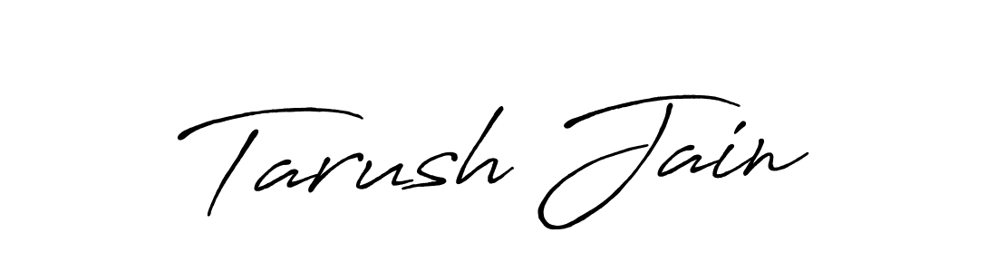 This is the best signature style for the Tarush Jain name. Also you like these signature font (Antro_Vectra_Bolder). Mix name signature. Tarush Jain signature style 7 images and pictures png