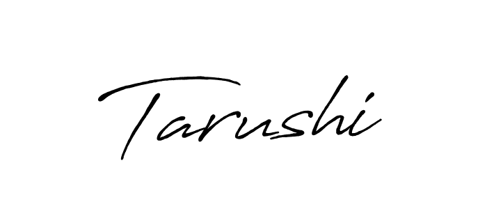 Make a beautiful signature design for name Tarushi. Use this online signature maker to create a handwritten signature for free. Tarushi signature style 7 images and pictures png