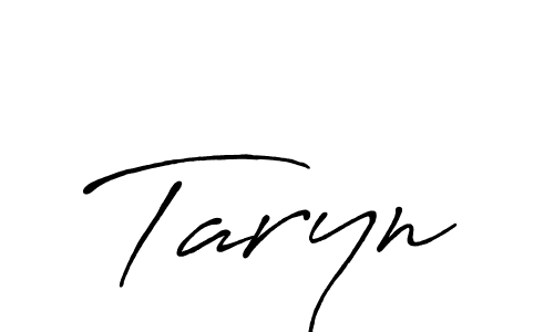 Similarly Antro_Vectra_Bolder is the best handwritten signature design. Signature creator online .You can use it as an online autograph creator for name Taryn. Taryn signature style 7 images and pictures png