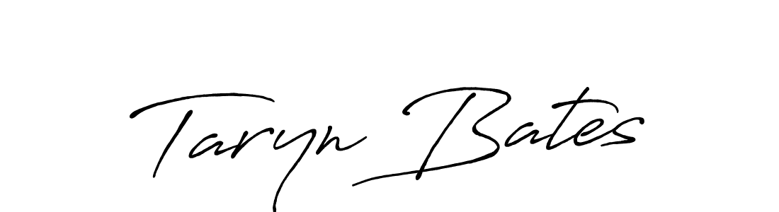 Create a beautiful signature design for name Taryn Bates. With this signature (Antro_Vectra_Bolder) fonts, you can make a handwritten signature for free. Taryn Bates signature style 7 images and pictures png