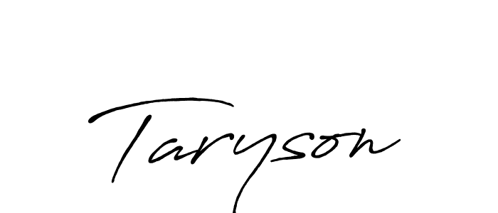 Create a beautiful signature design for name Taryson. With this signature (Antro_Vectra_Bolder) fonts, you can make a handwritten signature for free. Taryson signature style 7 images and pictures png