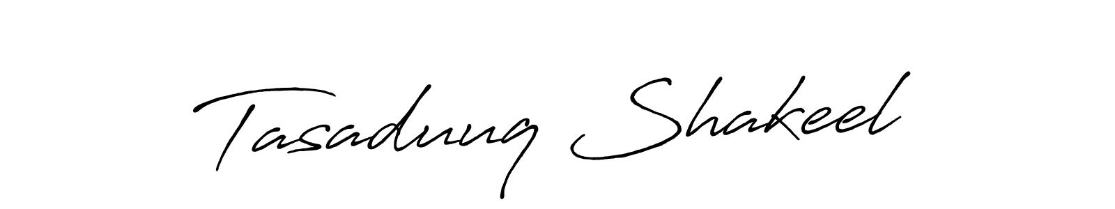 if you are searching for the best signature style for your name Tasaduuq Shakeel. so please give up your signature search. here we have designed multiple signature styles  using Antro_Vectra_Bolder. Tasaduuq Shakeel signature style 7 images and pictures png