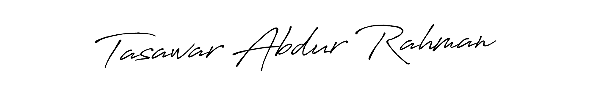 The best way (Antro_Vectra_Bolder) to make a short signature is to pick only two or three words in your name. The name Tasawar Abdur Rahman include a total of six letters. For converting this name. Tasawar Abdur Rahman signature style 7 images and pictures png