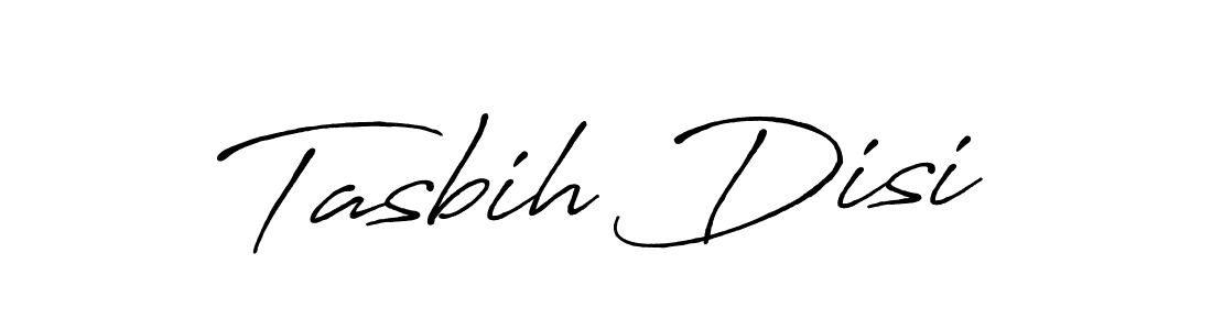 How to make Tasbih Disi name signature. Use Antro_Vectra_Bolder style for creating short signs online. This is the latest handwritten sign. Tasbih Disi signature style 7 images and pictures png