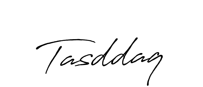 Also we have Tasddaq name is the best signature style. Create professional handwritten signature collection using Antro_Vectra_Bolder autograph style. Tasddaq signature style 7 images and pictures png