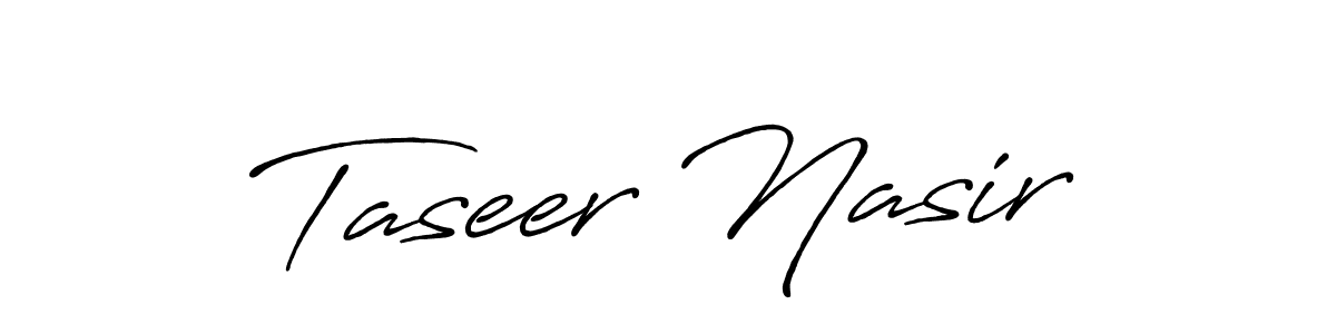 Use a signature maker to create a handwritten signature online. With this signature software, you can design (Antro_Vectra_Bolder) your own signature for name Taseer Nasir. Taseer Nasir signature style 7 images and pictures png