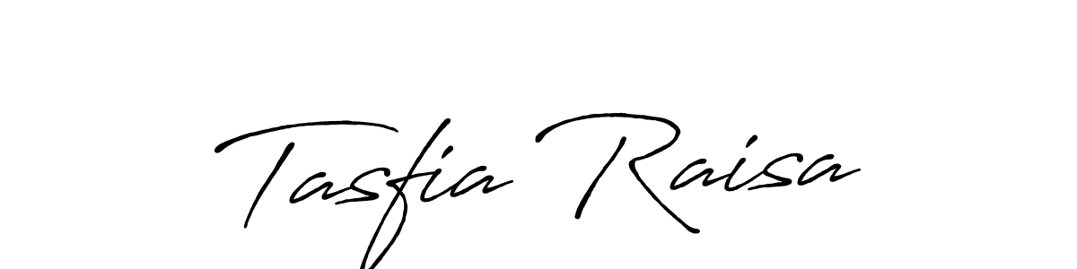 Create a beautiful signature design for name Tasfia Raisa. With this signature (Antro_Vectra_Bolder) fonts, you can make a handwritten signature for free. Tasfia Raisa signature style 7 images and pictures png