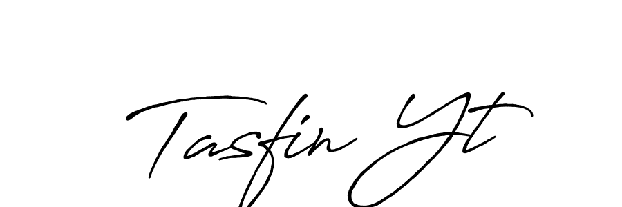 You should practise on your own different ways (Antro_Vectra_Bolder) to write your name (Tasfin Yt) in signature. don't let someone else do it for you. Tasfin Yt signature style 7 images and pictures png