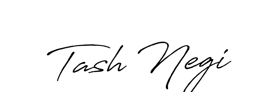 How to make Tash Negi signature? Antro_Vectra_Bolder is a professional autograph style. Create handwritten signature for Tash Negi name. Tash Negi signature style 7 images and pictures png