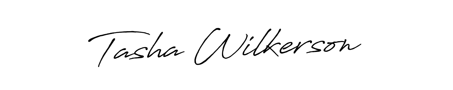 Also You can easily find your signature by using the search form. We will create Tasha Wilkerson name handwritten signature images for you free of cost using Antro_Vectra_Bolder sign style. Tasha Wilkerson signature style 7 images and pictures png