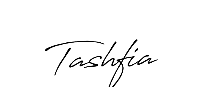 Make a beautiful signature design for name Tashfia. With this signature (Antro_Vectra_Bolder) style, you can create a handwritten signature for free. Tashfia signature style 7 images and pictures png
