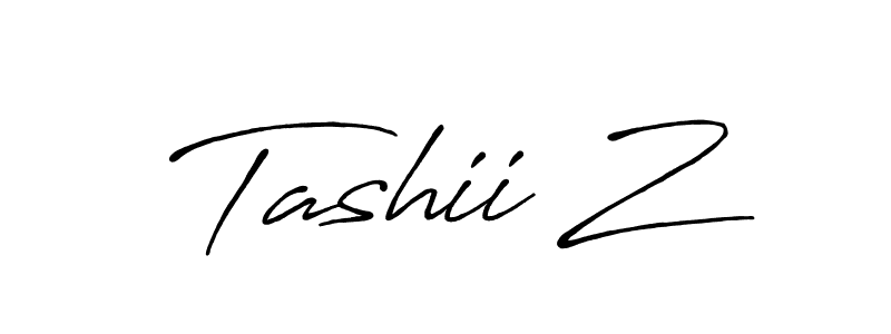 You should practise on your own different ways (Antro_Vectra_Bolder) to write your name (Tashii Z) in signature. don't let someone else do it for you. Tashii Z signature style 7 images and pictures png