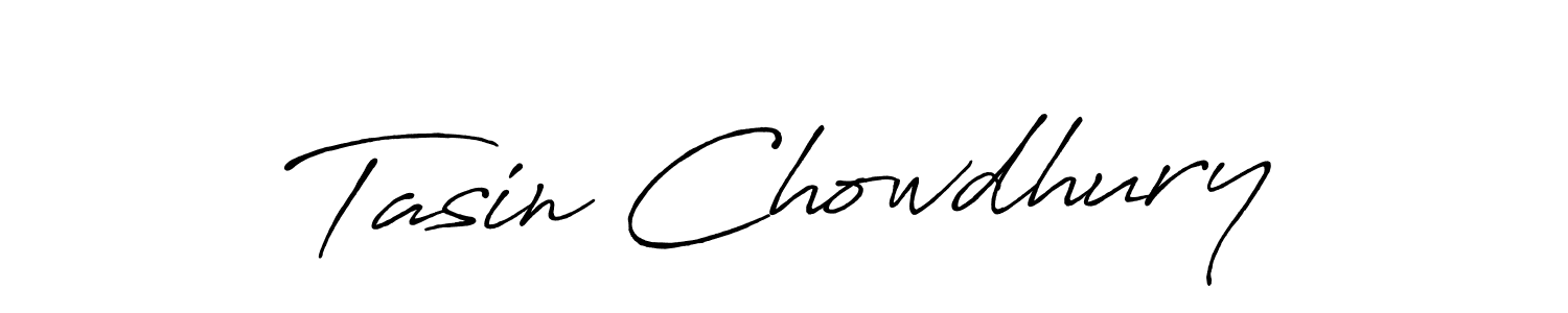 Tasin Chowdhury stylish signature style. Best Handwritten Sign (Antro_Vectra_Bolder) for my name. Handwritten Signature Collection Ideas for my name Tasin Chowdhury. Tasin Chowdhury signature style 7 images and pictures png