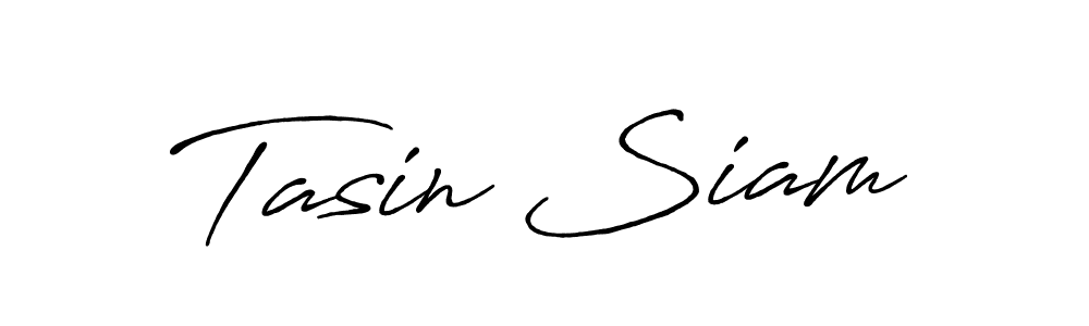 Use a signature maker to create a handwritten signature online. With this signature software, you can design (Antro_Vectra_Bolder) your own signature for name Tasin Siam. Tasin Siam signature style 7 images and pictures png