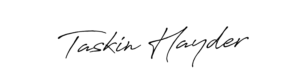 Taskin Hayder stylish signature style. Best Handwritten Sign (Antro_Vectra_Bolder) for my name. Handwritten Signature Collection Ideas for my name Taskin Hayder. Taskin Hayder signature style 7 images and pictures png