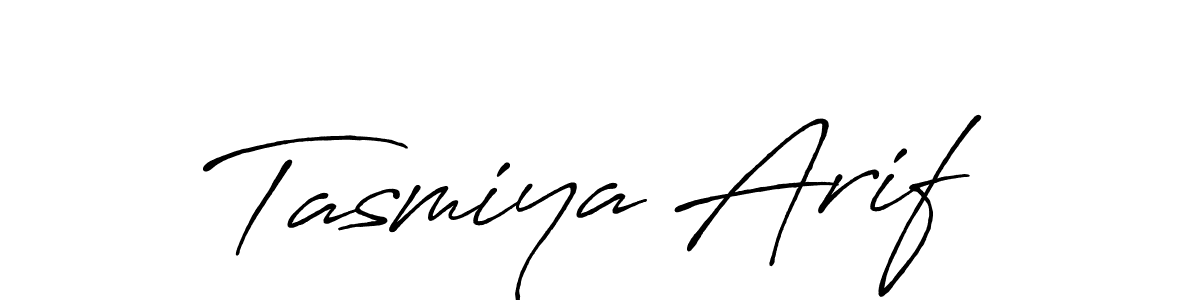 Use a signature maker to create a handwritten signature online. With this signature software, you can design (Antro_Vectra_Bolder) your own signature for name Tasmiya Arif. Tasmiya Arif signature style 7 images and pictures png