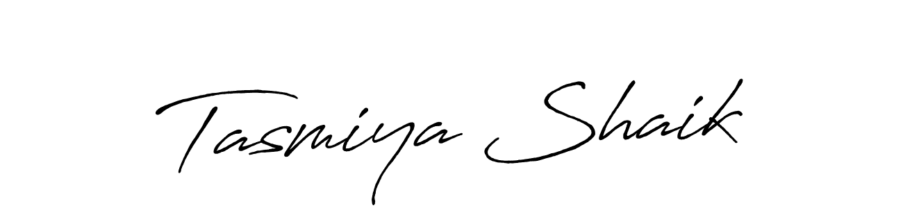 Antro_Vectra_Bolder is a professional signature style that is perfect for those who want to add a touch of class to their signature. It is also a great choice for those who want to make their signature more unique. Get Tasmiya Shaik name to fancy signature for free. Tasmiya Shaik signature style 7 images and pictures png