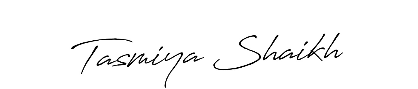 How to make Tasmiya Shaikh signature? Antro_Vectra_Bolder is a professional autograph style. Create handwritten signature for Tasmiya Shaikh name. Tasmiya Shaikh signature style 7 images and pictures png