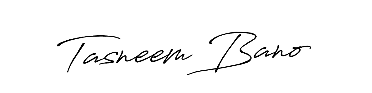 The best way (Antro_Vectra_Bolder) to make a short signature is to pick only two or three words in your name. The name Tasneem Bano include a total of six letters. For converting this name. Tasneem Bano signature style 7 images and pictures png