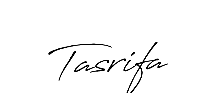 How to make Tasrifa signature? Antro_Vectra_Bolder is a professional autograph style. Create handwritten signature for Tasrifa name. Tasrifa signature style 7 images and pictures png