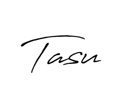 How to make Tasu signature? Antro_Vectra_Bolder is a professional autograph style. Create handwritten signature for Tasu name. Tasu signature style 7 images and pictures png