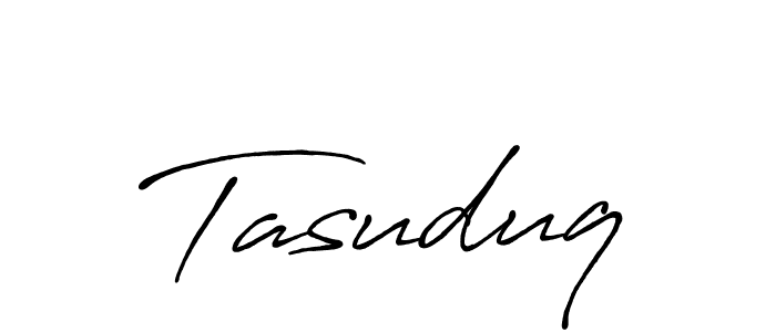 Use a signature maker to create a handwritten signature online. With this signature software, you can design (Antro_Vectra_Bolder) your own signature for name Tasuduq. Tasuduq signature style 7 images and pictures png